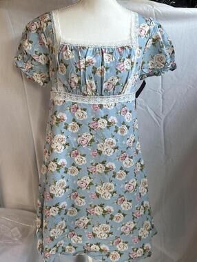 Celebrity Pink Women's Blue and Multi Dress